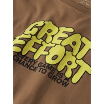 NAME IT T-shirt Theo Toasted Coconut